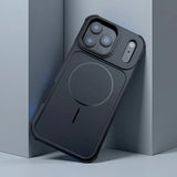 Shockproof Armor Matte Magnetic Case For iPhone
