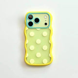 Colorful Polka Dot and Wave Graffiti Phone Case For iPhone