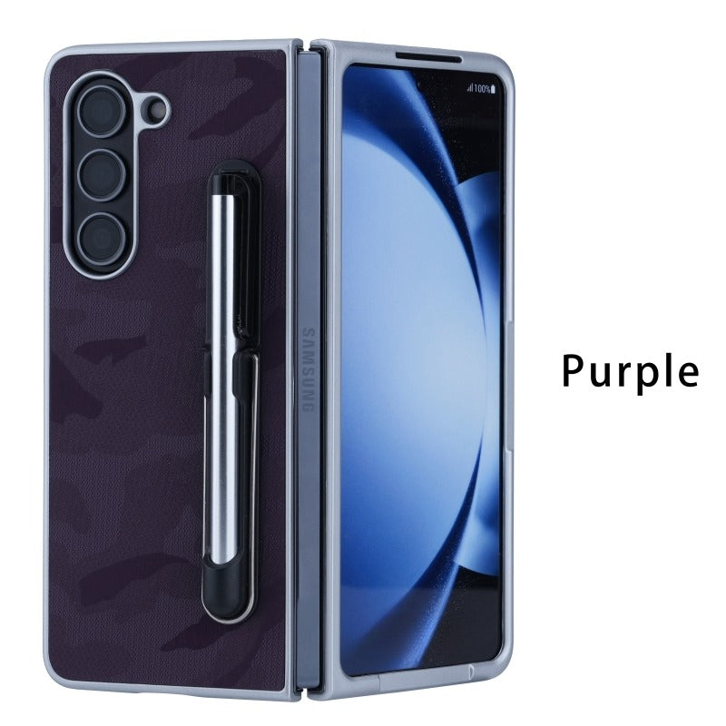 Pen Slot Holder Integrated Ultra-thin Phone Case For Samsung Z FOLD