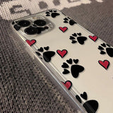 Black Claw Love Phone Case For iPhone
