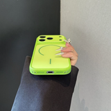 Lychee-textured Frosted Magnetic Phone Case For iPhone