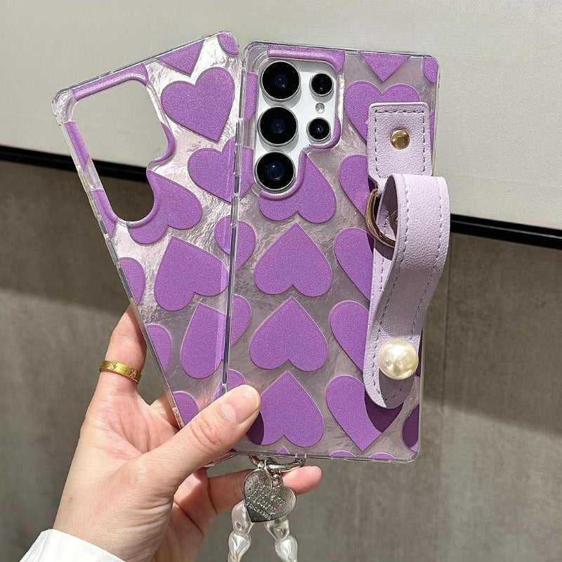 Purple Heart Phone Case For Samsung