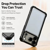 Luxury Transparent Shockproof Phone Case For iPhone