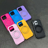 Thickened 360° Rotating Magnetic Bracket Phone Case For iPhone