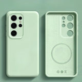 Original Liquid Silicone Magnetic Case For Samsung