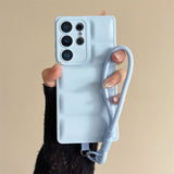 Down-filled Phone Case with Wrist Strap For Samsung