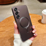 Luxury Matte Magnetic Phone Case for Samsung