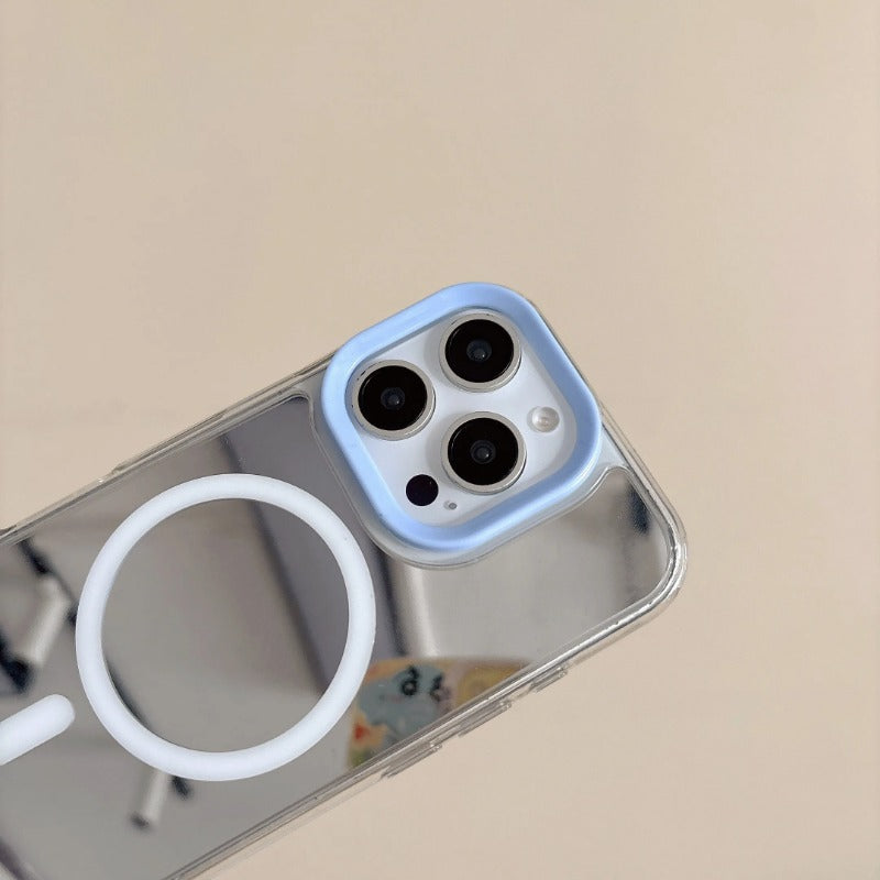 Mirror Crossbody Strap Case For iPhone