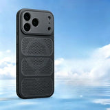 Honeycomb Heat Dissipation Magnetic Phone Case  for iPhone