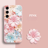 Flower Silicone Soft Phone Case For Samsung