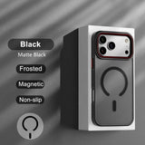 Matte Transparent Magnetic Case For iPhone