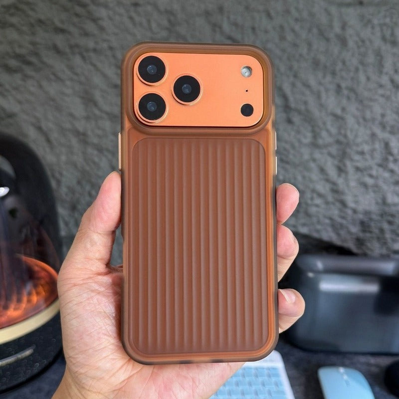 Frosted Corrugated Phone Case For iPhone