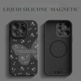 Butterfly Silicone Magnetic Phone Case For iPhone
