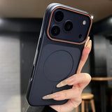 Matte Metalic Magnetic Slim Case For iPhone