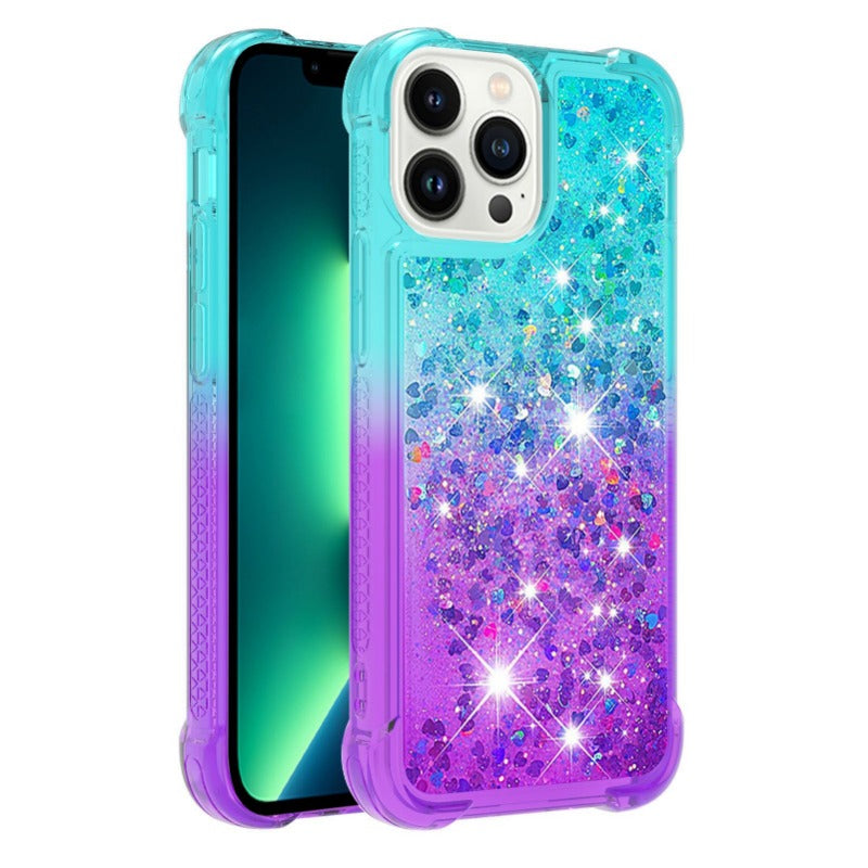 Gradient Quicksand Phone Case For iPhone