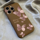 Lens Flat Silicone Case For iPhone