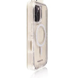 Transparent Blue Magnetic Three-in-one Anti-fall Phone Case For iPhone