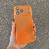 Frosted Magnetic Phone Case For iPhone