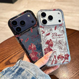 Flower-shaped Transparent Phone Case For iPhone