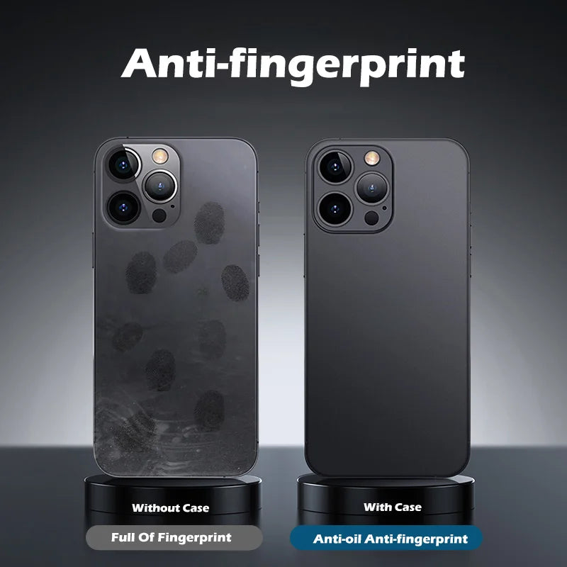 Ultra Thin Matte Translucent Case For iPhone