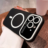 Magnetic Liquid Silicone Phone Case For iPhone