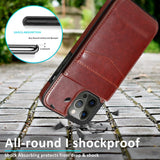 Leather Card Holder Phone Case For iPhone