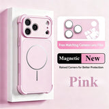Camera Protection Shockproof Magnetic Case For iPhone