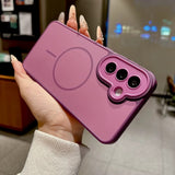 Matte PC Magnetic Case For Samsung