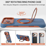 Frameless Magnetic Stand Phone Case For iPhone
