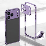 Ultra-thin Titanium Frame Phone Case For iPhone