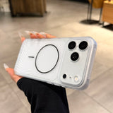 Mesh Heat Dissipation Magnetic Phone Case For iPhone