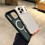 Checkerboard Magnetic Phone Case For iPhone