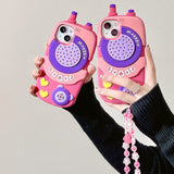 Cute Walkie Talkie Shockproof Silicone Phone Case For iPhone