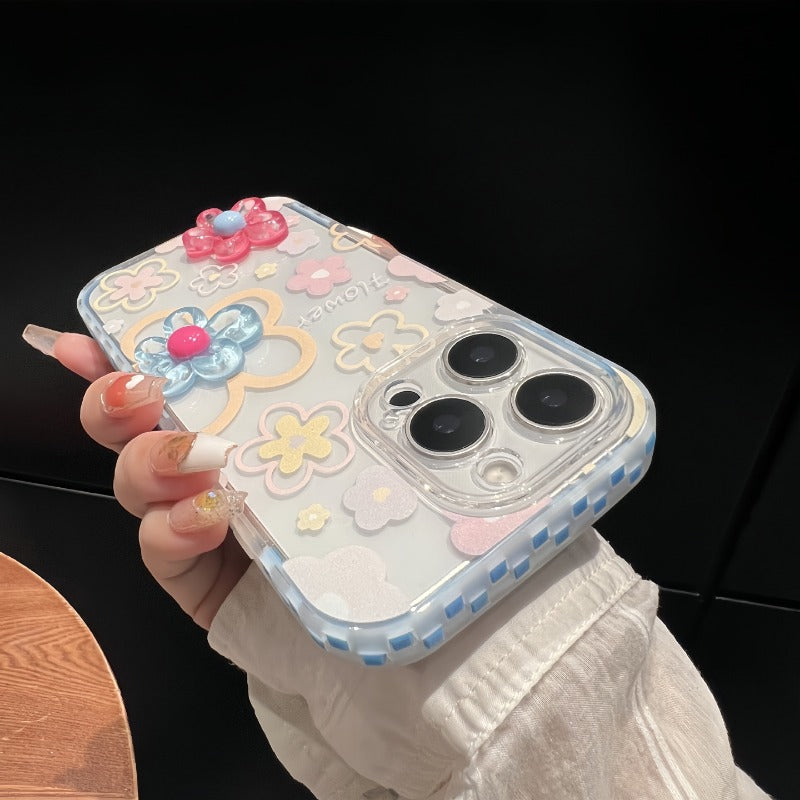 3D Flower Phone Case For iPhone