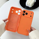 Liquid Silicone Magnetic Phone Case For iPhone