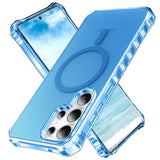 Transparent Frosted Magnetic Phone Case For Samsung