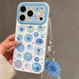 Fresh Blueberry Lanyard Phone Case For iPhone