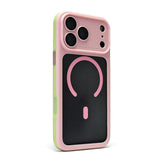 Solid Color Frame Airbag Shockproof Phone Case For iPhone