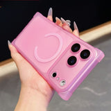 Frosted Magnetic Four-corner Shockproof Phone Case For iPhone