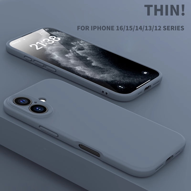 New Silicone Shockproof Thin Phone Case For iPhone