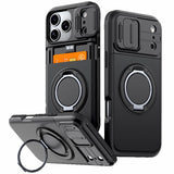 Card Slot Stand Holder  Wallet Case For iPhone