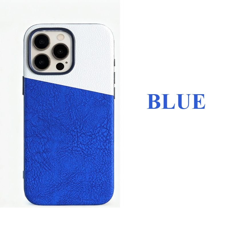 Leather Full-coverage Dirt-resistant Phone Case For iPhone