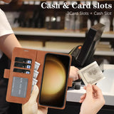 2 in 1 Wallet Magnetic Case For Samsung