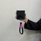 Heart-shaped Crossbody Phone Case with Carrying Strap For Samsung Z Flip 7 6 5