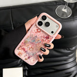 Pink Floral Phone Case For iPhone