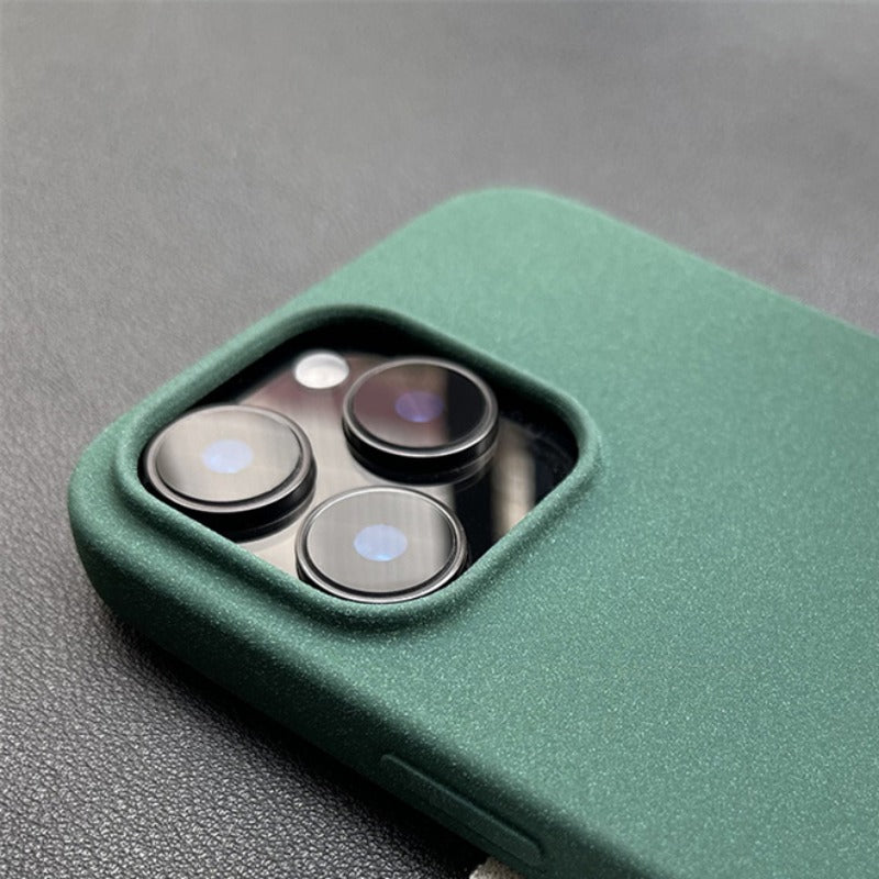 Frosted Solid Color Simple Phone Case For iPhone