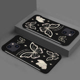 Butterfly Ultra-thin Borderless Phone Case For iPhone