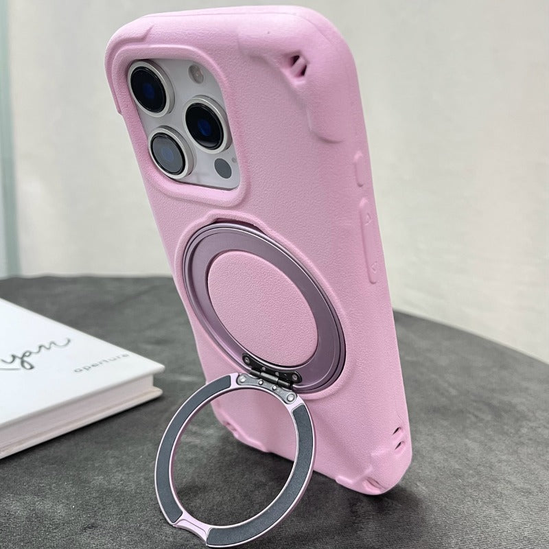 Thickened 360° Rotating Magnetic Bracket Phone Case For iPhone