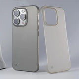 Ultra-Thin Frameless Glossy Matte Case For iPhone