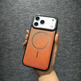 Electroplated Frame Magnetic Phone Case For iPhone